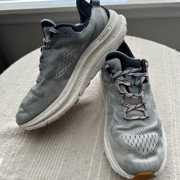 Hoka One One Gray and White Athletic Shoes - Picture 4 of 8
